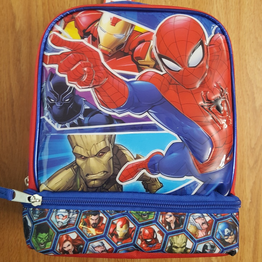 Marvel Insulated Lunch Box 2 Compartments